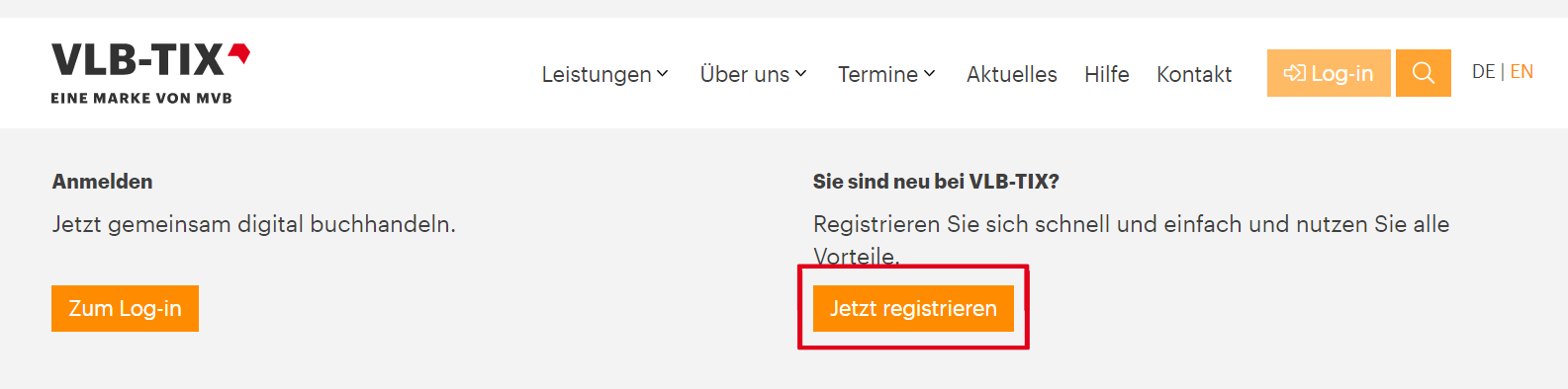 Registrierung