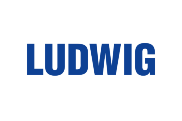 Das Logo der Buchhandlung LUDWIG in Dresden.